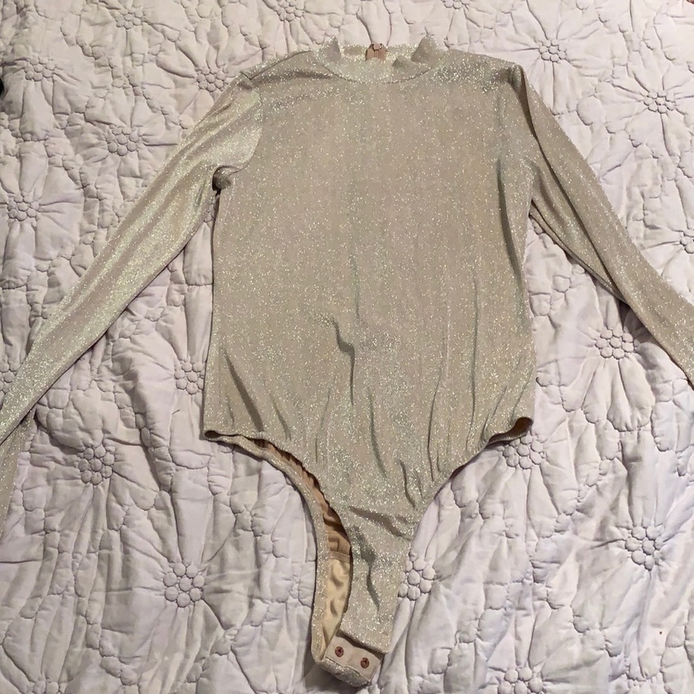 Gold Glitter Bodysuit